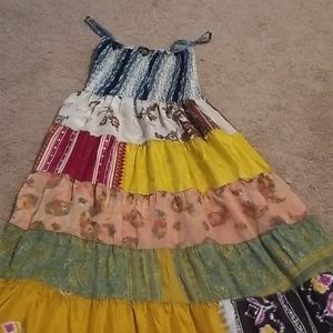 5/$50 Mandee 💯% silk maxi dress